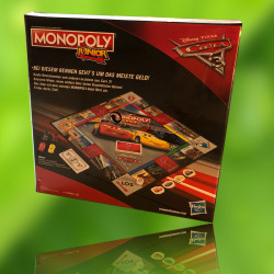 Hasbro Monopoly C1343 - Monopoly Junior Cars 3, Kinderspiel